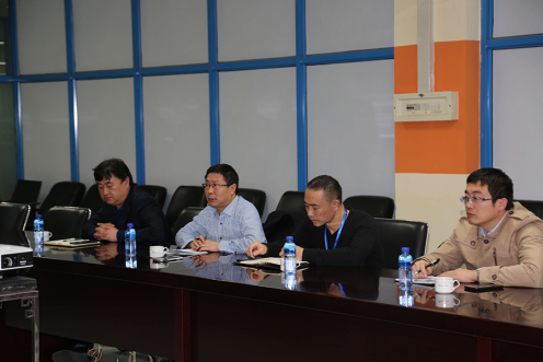 万名干手下基层烟台市国企一队到bat365软件公司调研座谈